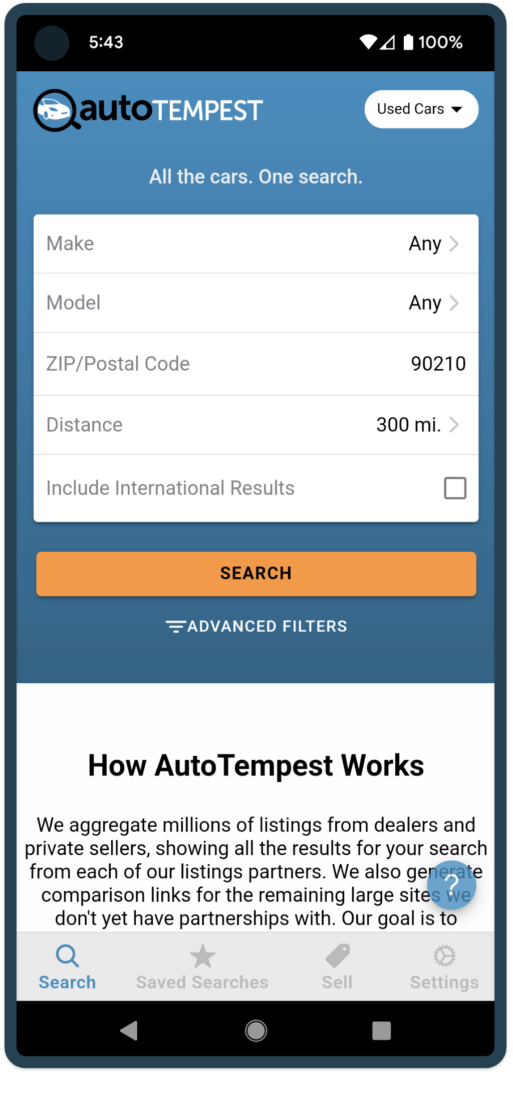 AutoTempest App