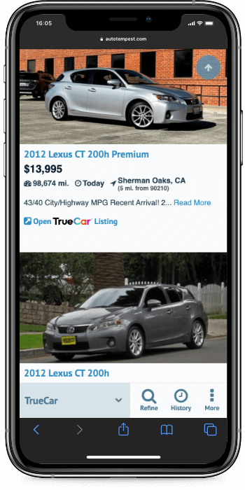 The most used cars for sale by owner on the web AutoTempest